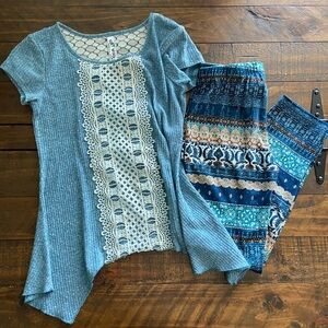 Knitworks 2 pc set Girls Size Medium